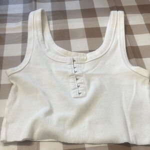 🟢10/$10 - Aerie White Crop Top